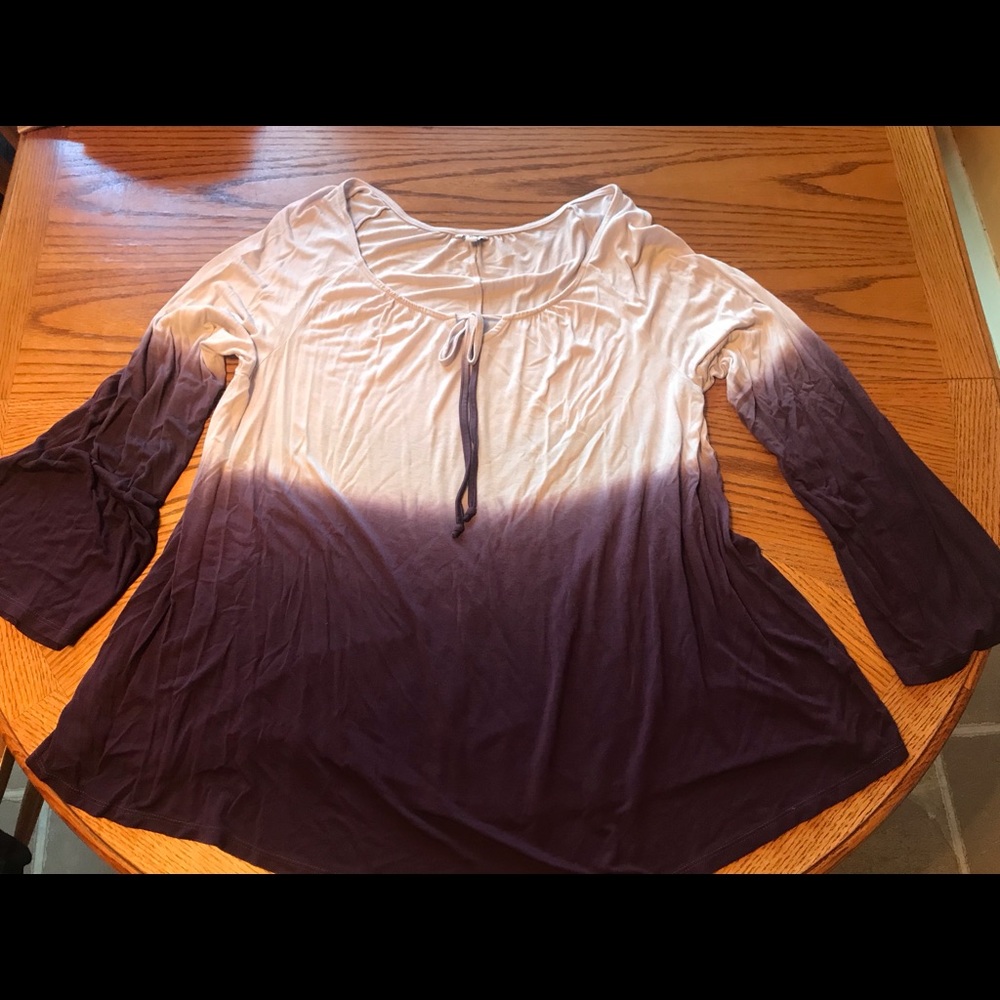 Sonoma dark and light purple top